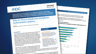 Why It's Time to Modernize Multifactor Authentication Systems